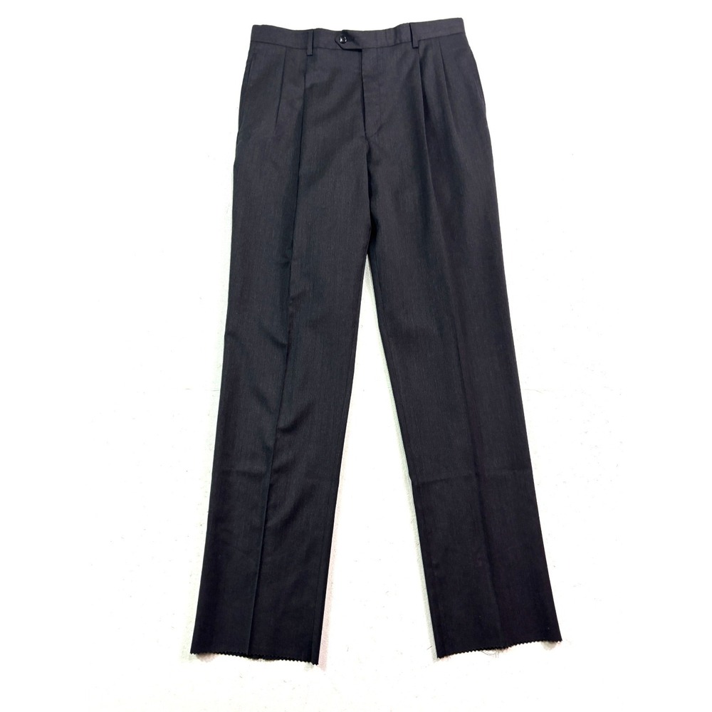 NEW Charcoal Jos A Bank‎ 36R 36 signature suit dress pants trousers 100% Wool